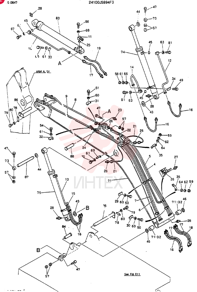 BOOM ASSY 24100J5994F3