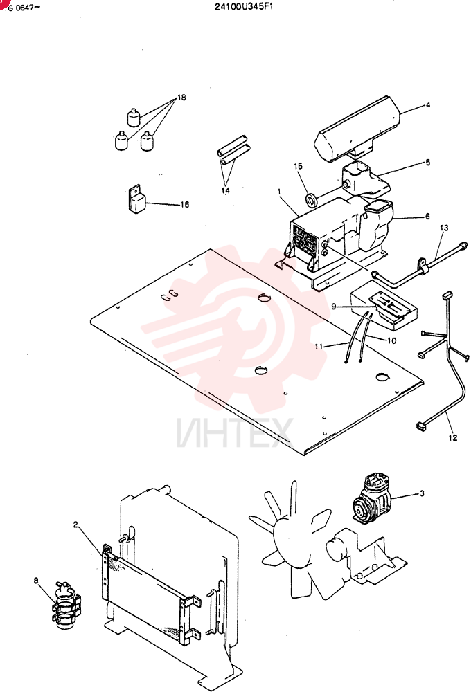 CONDITIONER ASSY, AIR 24100U345F1