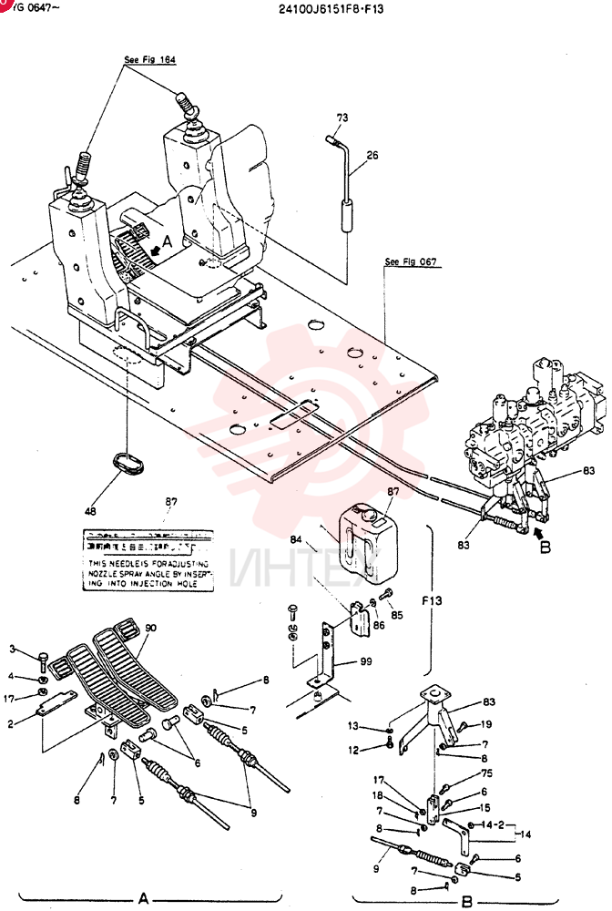 CONTROL ASSY, Start Serial: YG0647 24100J6151F8 (1)