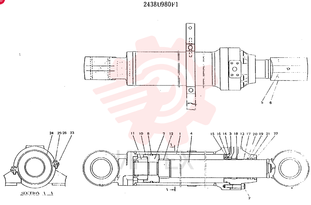 CYLINDER 2438U980F1