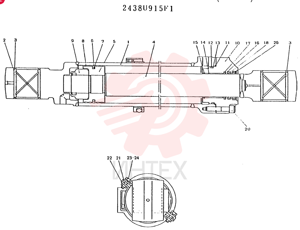 CYLINDER 2438U915F1