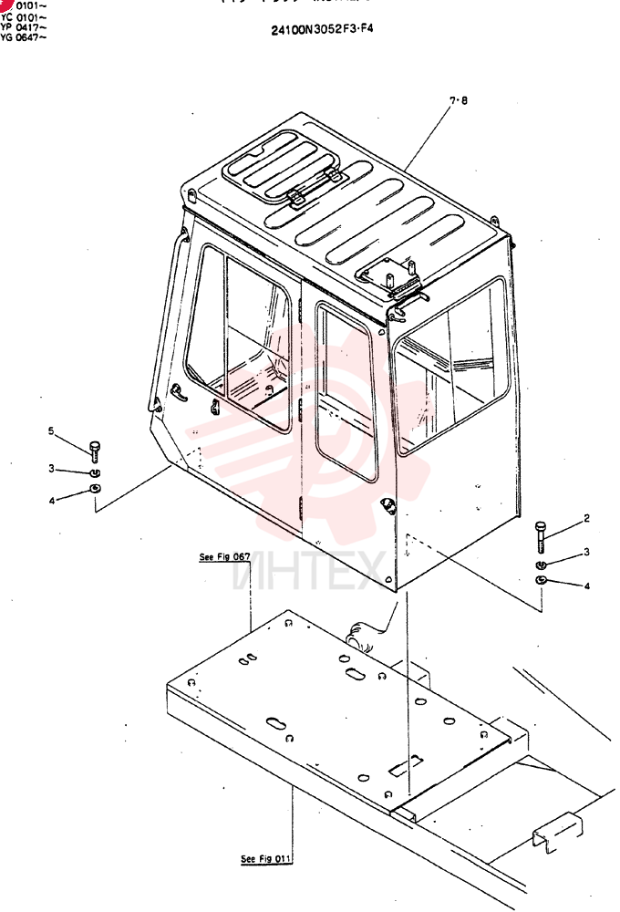INSTAL, CAB, Serial Range: YG0647-YG0752