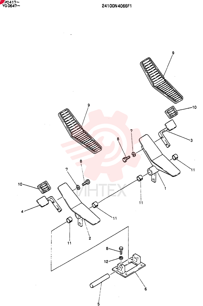 LEVER 24100N4066F1
