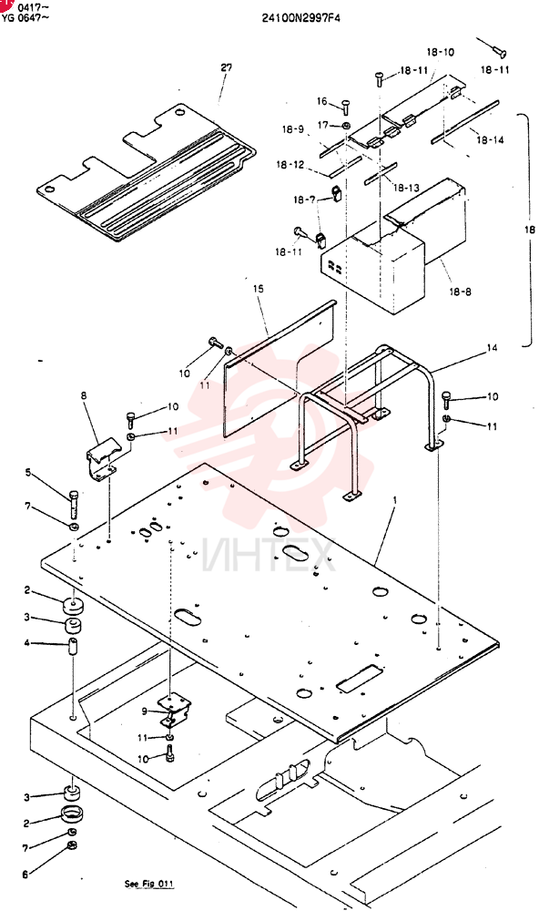 PLATE ASSY, FLOOR 24100N2997F4
