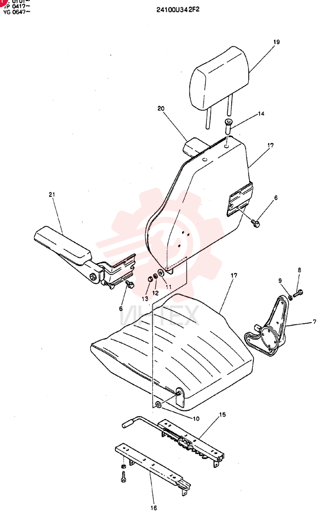 SEAT 24100U342F2