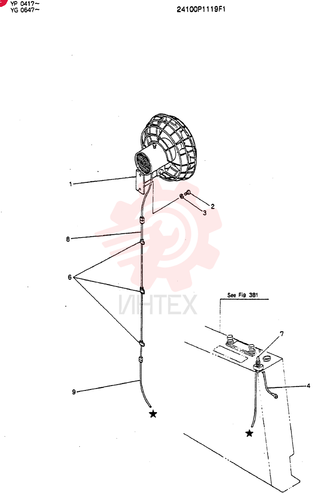 Схема (MD180LC) - EXCAVATOR ASN YG0647 (1/80-12/06) 24100P1119F1
