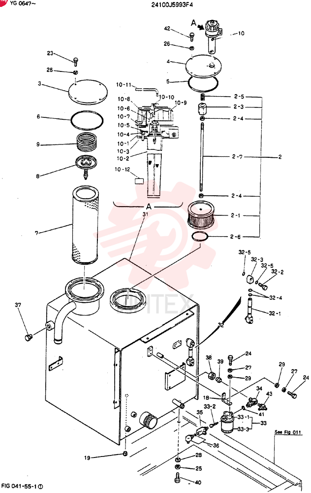 TANK ASSY, HYDR 24100J5993F4