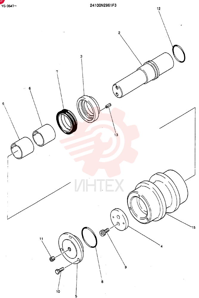 TRACK ROLLER 24100N2961F3