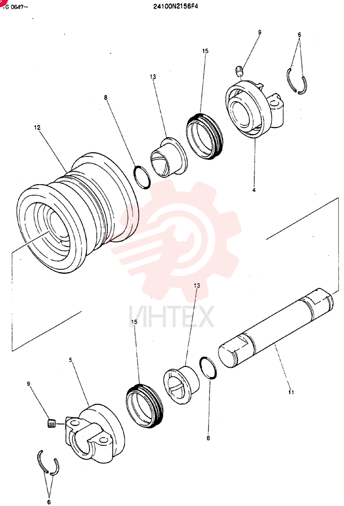 TRACK ROLLER 24100N2156F4