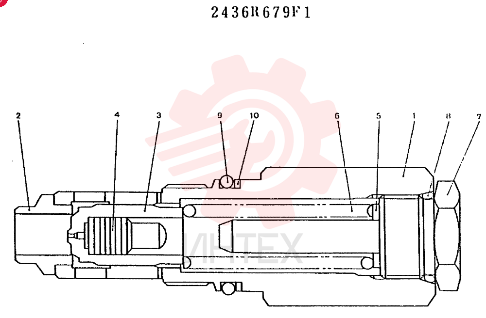 VALVE PRESSURE RELIE 2436R679F1