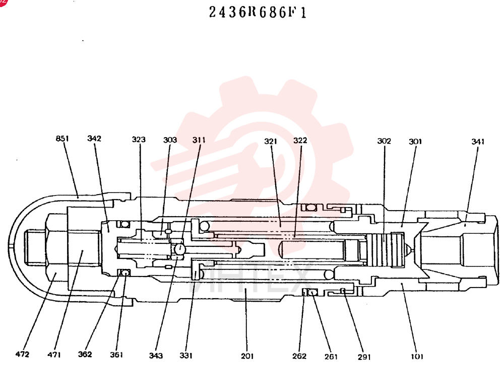 VALVE 2436R686F1