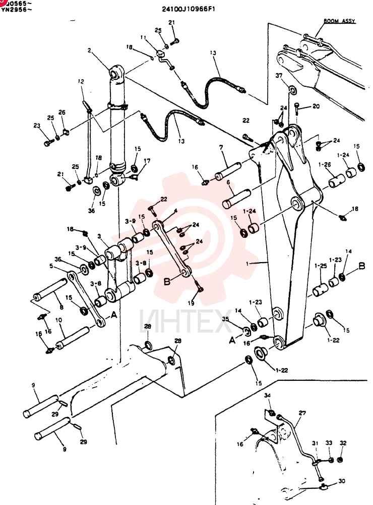 ARM ASSY 24100J10966F1