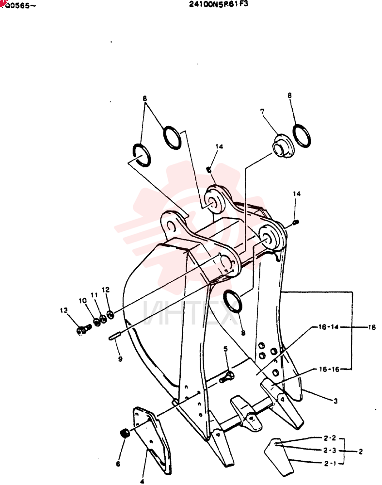 BUCKET ASSY 24100N5861F3