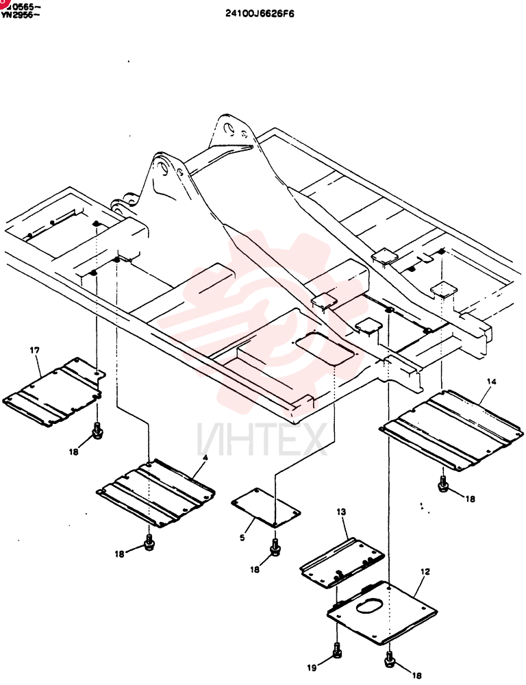 COVER, UNDER ASSY 24100J6626F6
