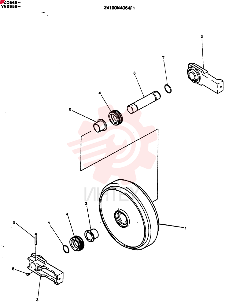 IDLER WHEEL 24100N4064F1