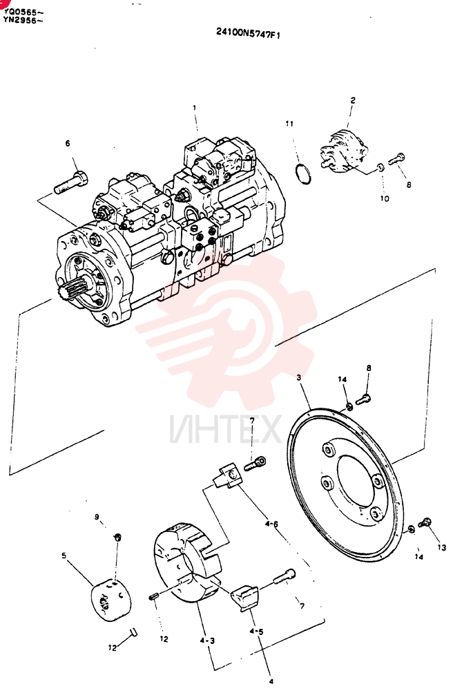 PUMP ASSY, CONNECT 24100N5747F1