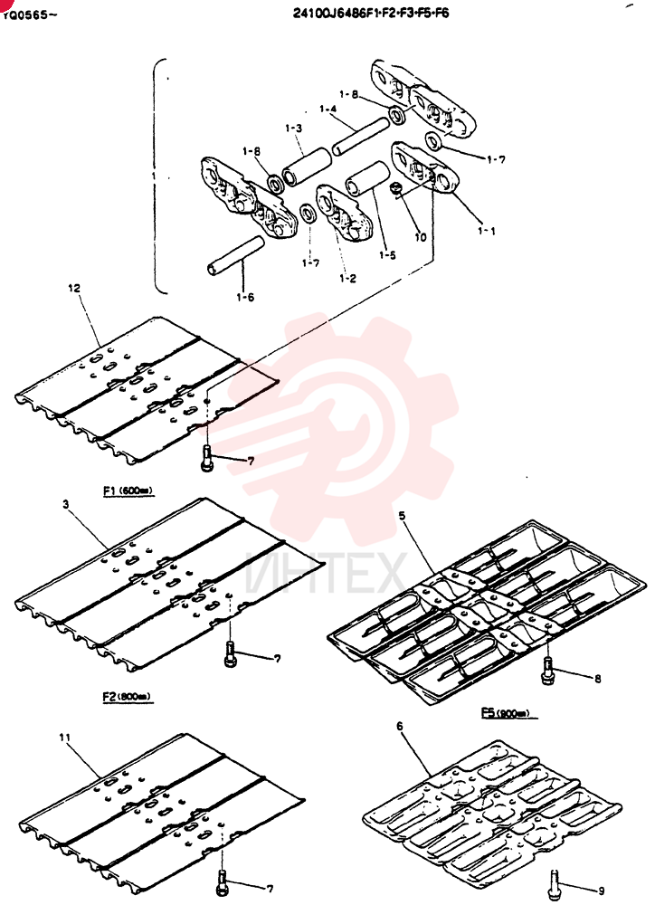 Схема (MD200BLC) - EXCAVATOR ASN YQ0565 (1/80-12/06) 24100J6486F1
