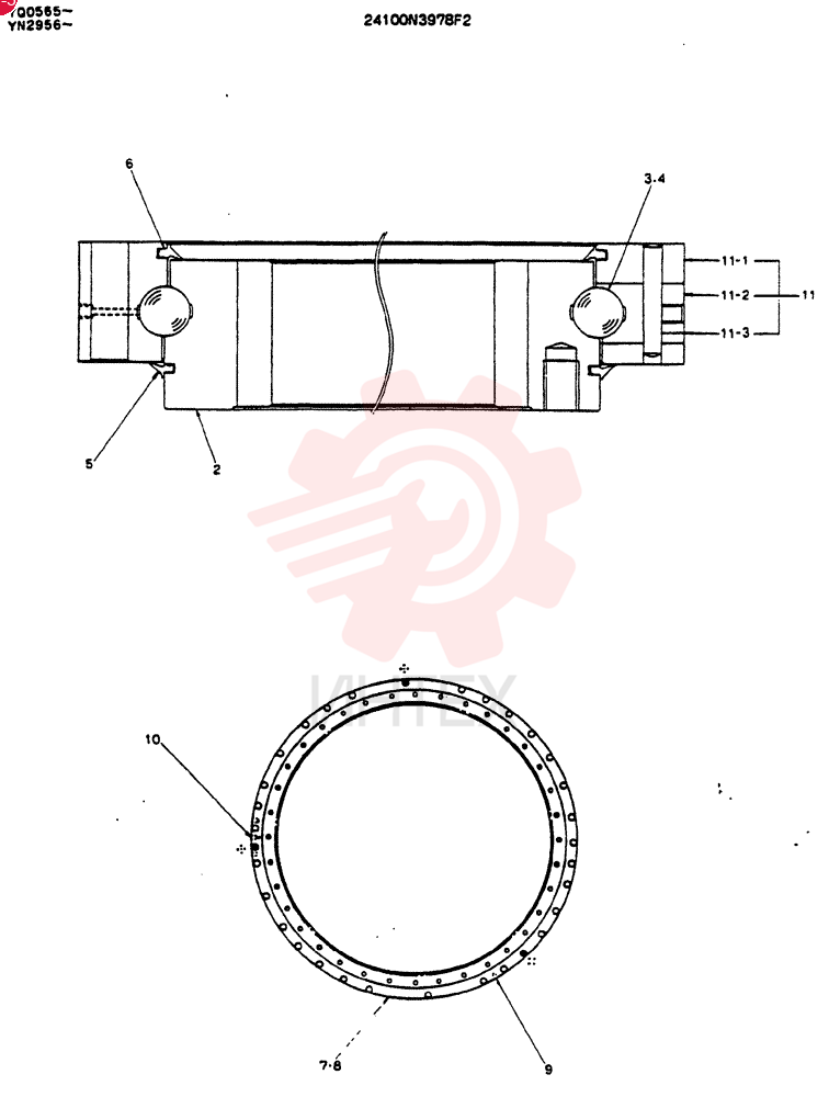 SLEWING RING 24100N3978F2