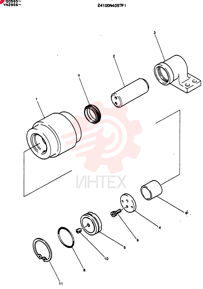 TRACK ROLLER 24100N4057F1