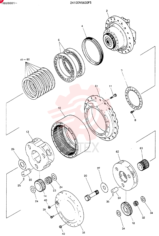 GEAR REDUCTION UNIT