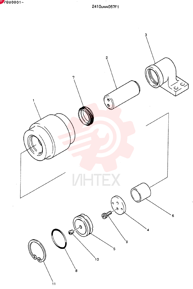 TRACK ROLLER 24100N4057F1