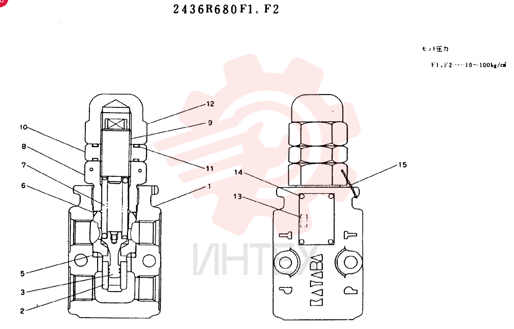 VALVE PRESSURE RELIE 2436R680F1