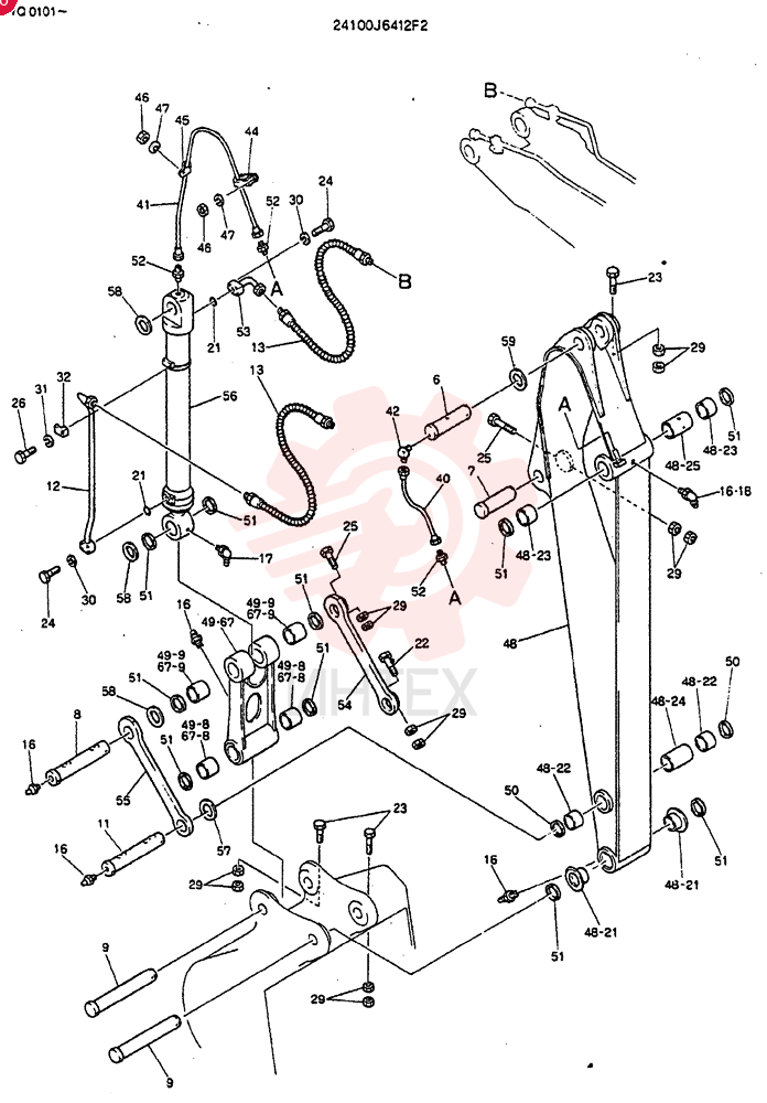 ARM ASSY 24100J6412F2