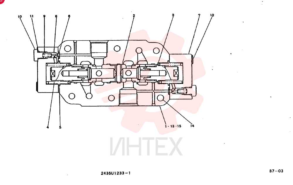BRAKE VALVE 2436U1233F1