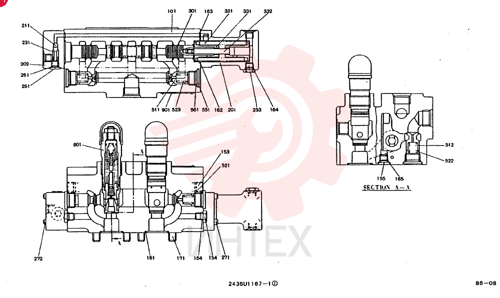 CONTROL VALVE 2436U1167F1