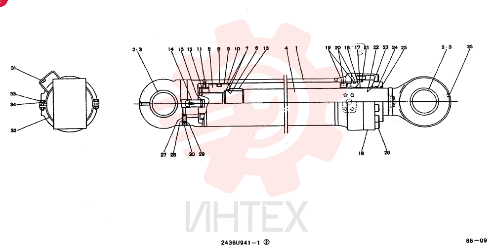 CYLINDER 2438U941F1