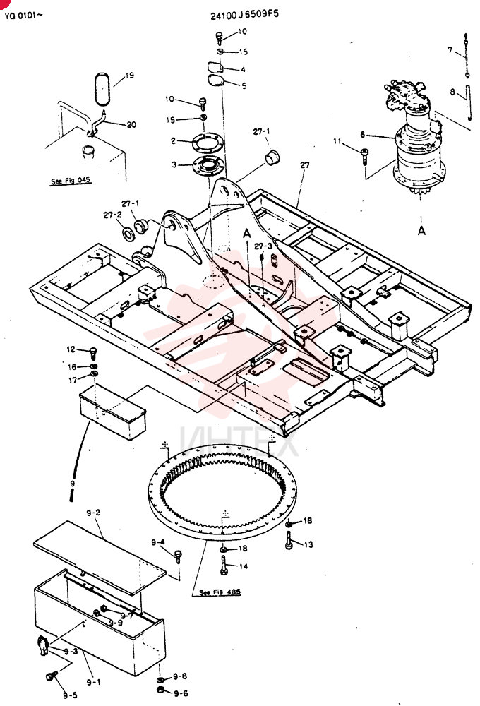 FRAME ASSY, UPP 24100J6509F5