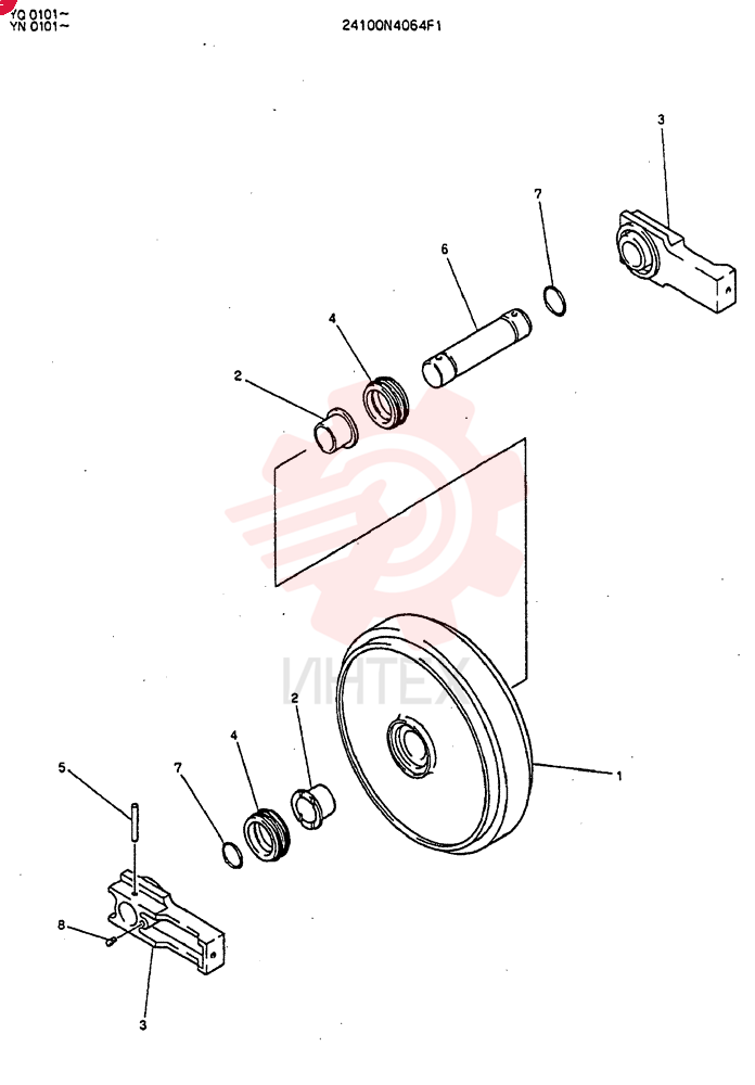 IDLER WHEEL 24100N4064F1