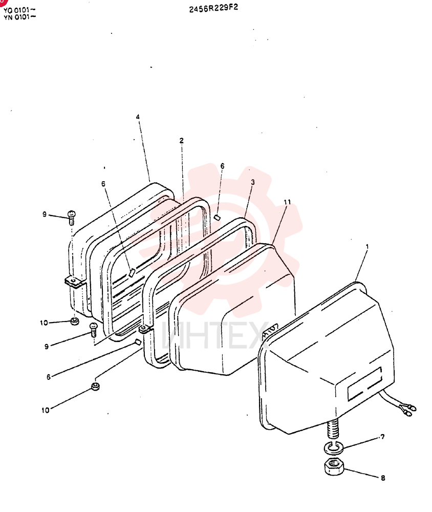 LIGHT ASSY. 2456U74F1