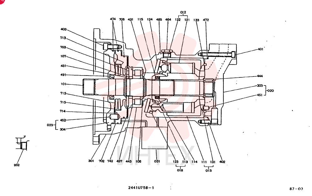MOTOR 2441U758F1