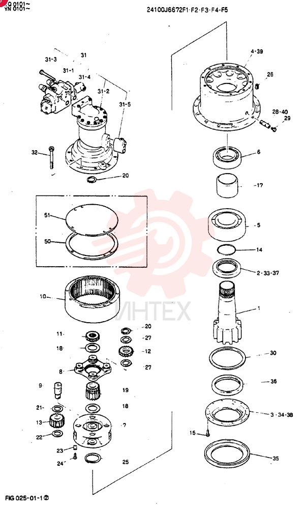 MOUNTING PARTS 24100J6672F1