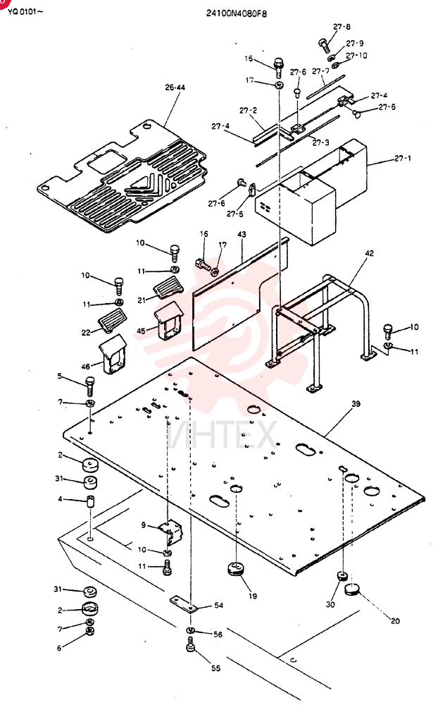PLATE ASSY, FLOOR 24100N4080F8