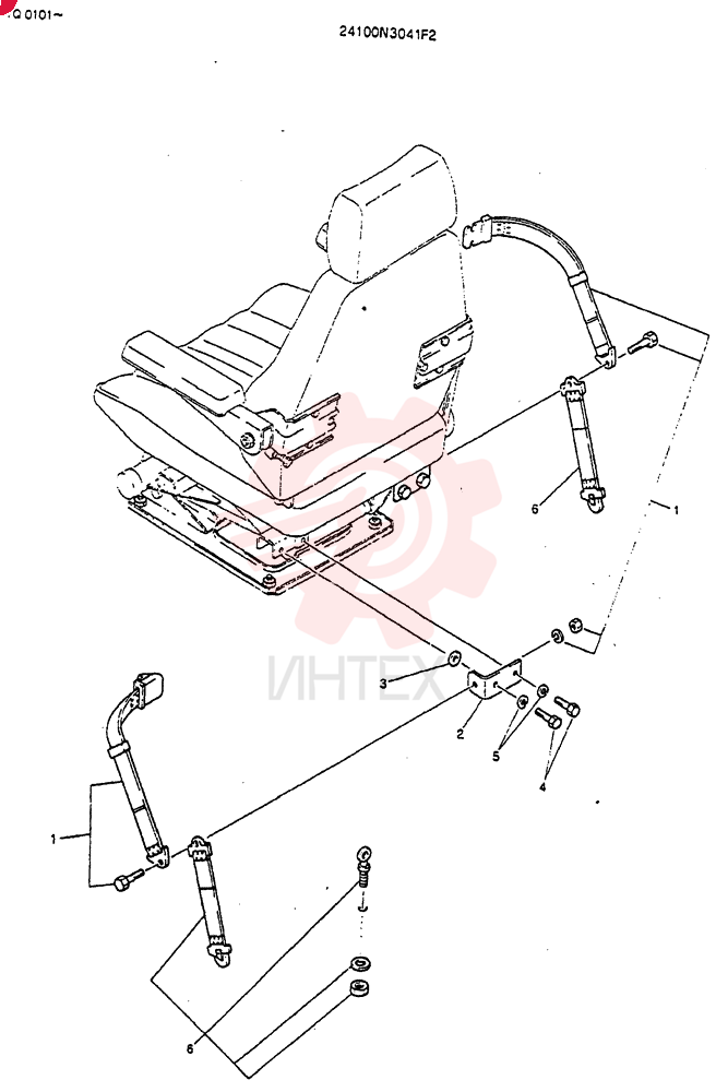 SEAT BELT 24100N3041F2