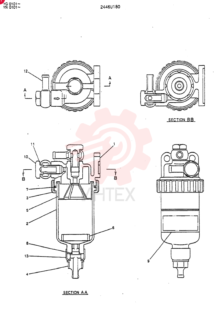 SEPARATOR 2446U180