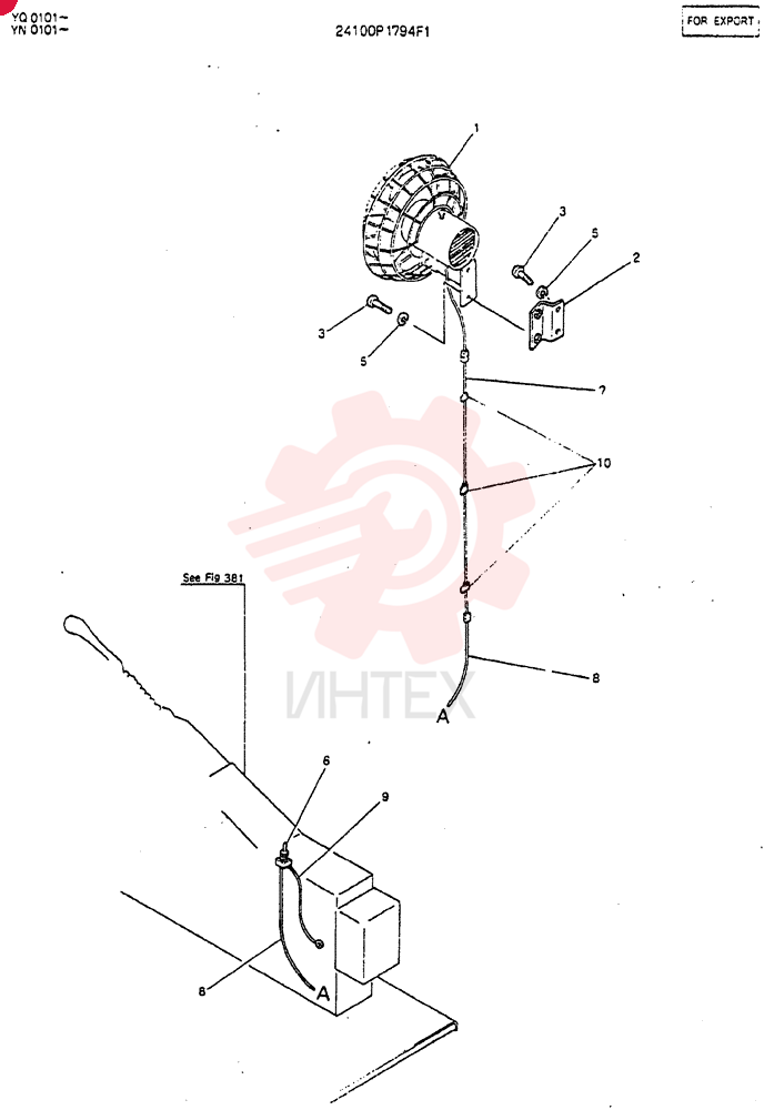 Схема (MD200BLC) - EXCAVATOR BTW YQ0101 - YQ0564 (1/80-12/06) 24100P1794F1