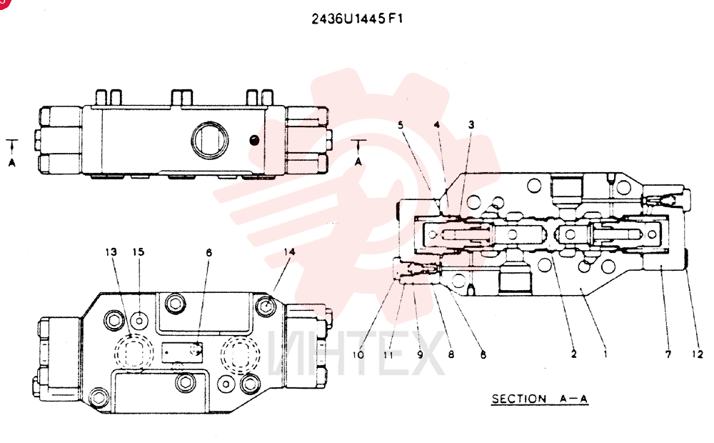 BRAKE VALVE 2436U1445F1