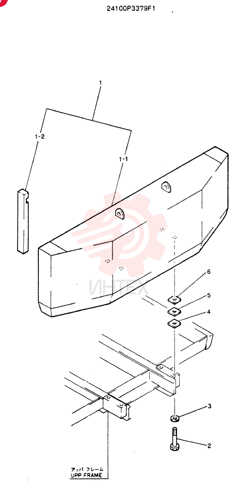 COUNTER-WEIGHT ASSY 24100P3379F1