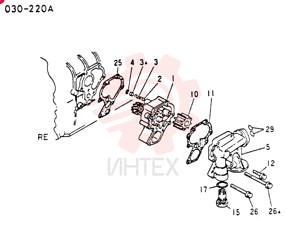 ENGINE OIL PUMP VAME084586