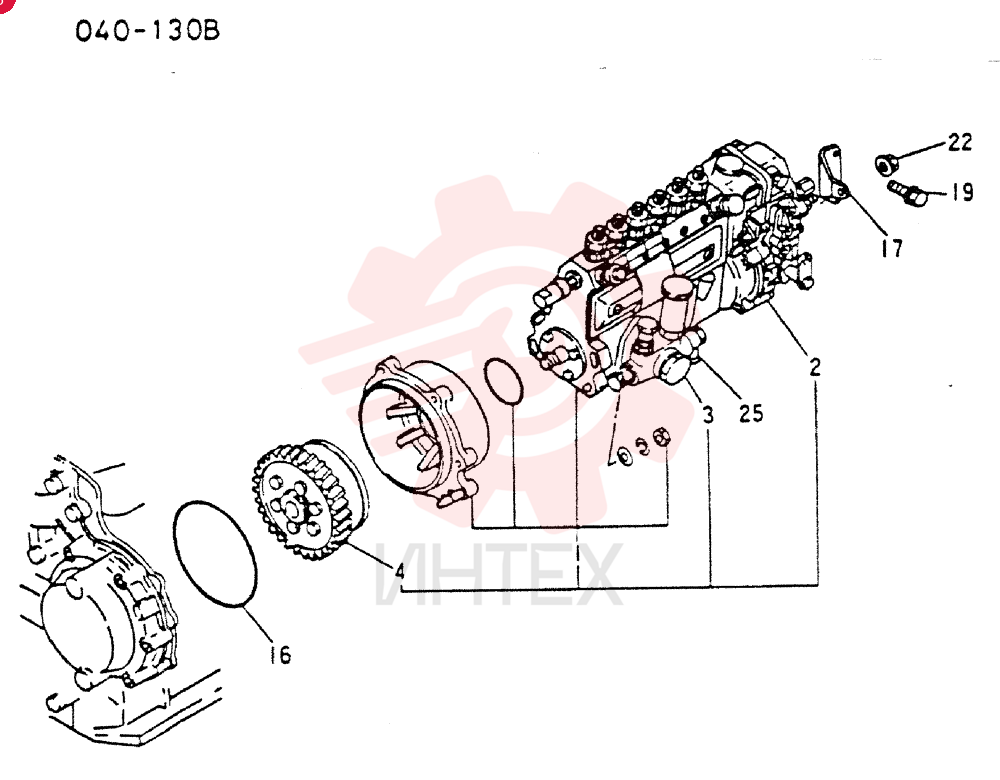 FUEL INJECTION PUMP VAME088503