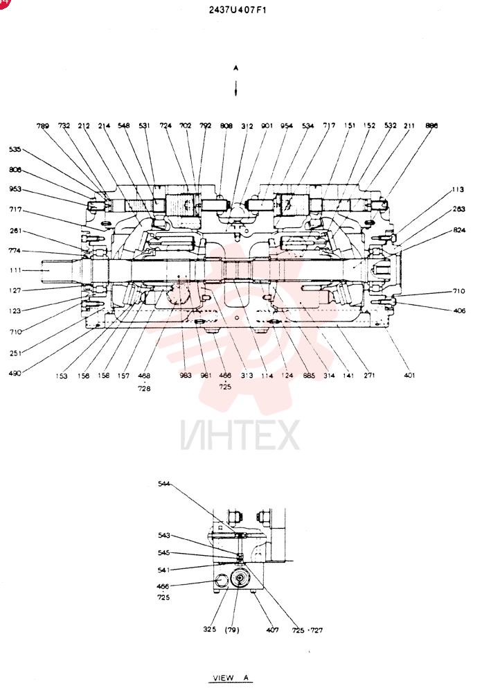 HYDRAULIC PUMP 2437U407F1