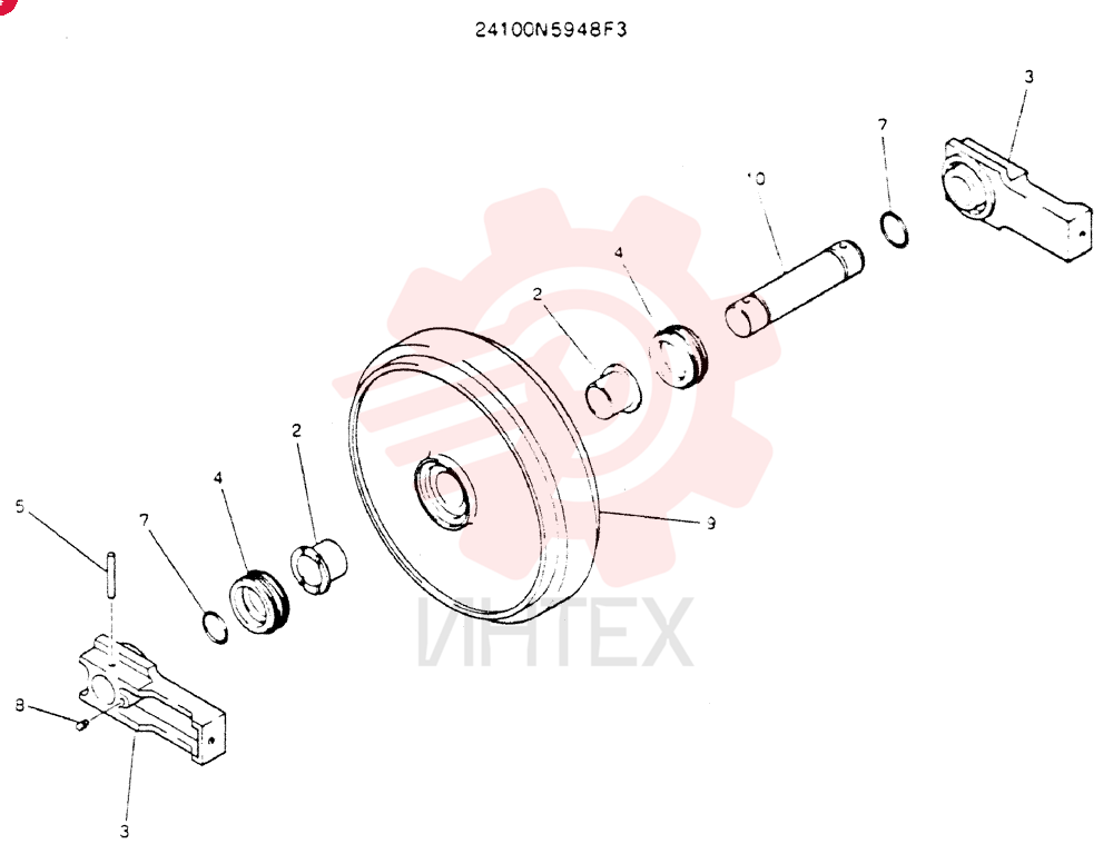 IDLER WHEEL 24100N5948F3