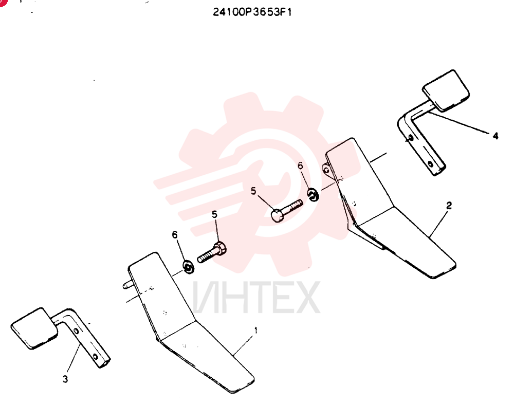 PEDAL ASSY 24100P3653F1