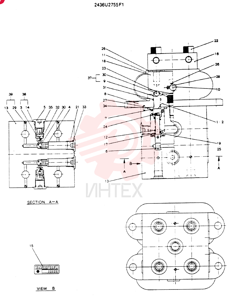 PILOT VALVE 2436U2755F1