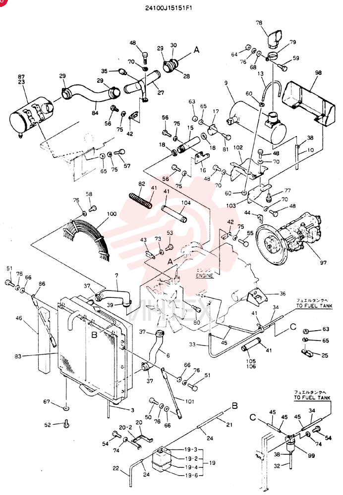 POWER-PLANT ASSY 24100J15151F1
