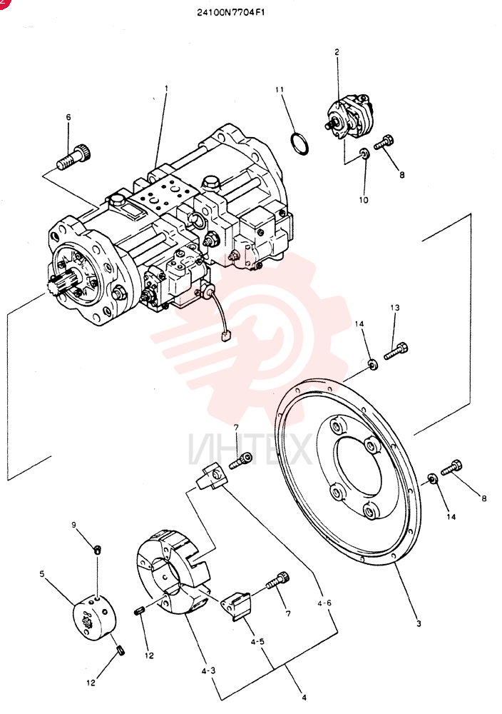 PUMP ASSY, CONNECT 24100N7704F1