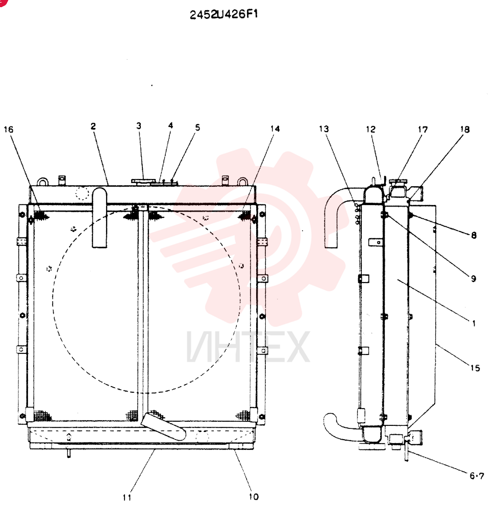 RADIATOR 2452U426F1